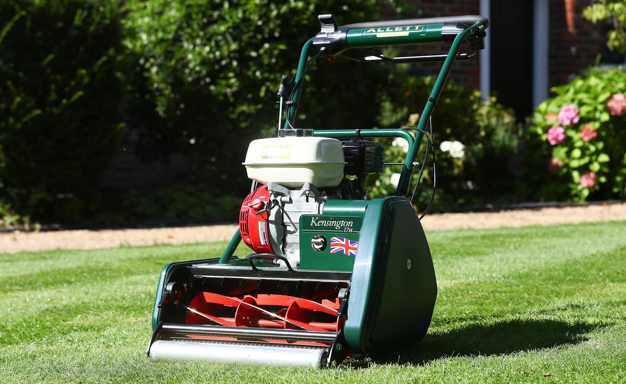 A Lawn Mower in a Garden